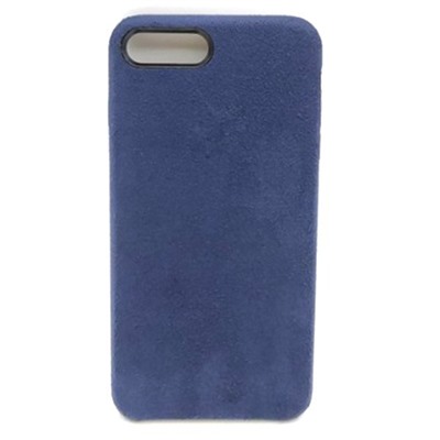 Чехол iPhone 7/8 Plus Alcantara Case в упаковке Темно-Синий