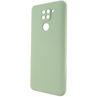 Чехол-накладка Silicone Case NEW ERA для Xiaomi Redmi Note 9 зеленый