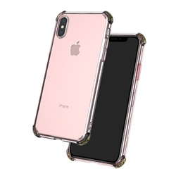 Чехол Hoco Ice Shield series для iPhoneXS Max противоударный, розовый
