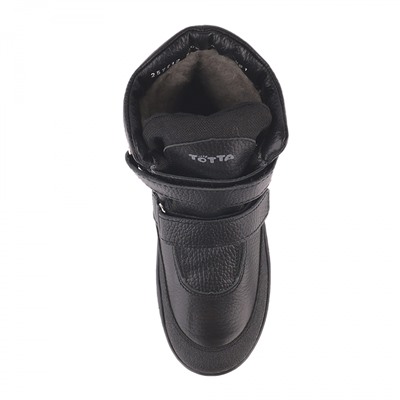 3507-ТП-01 (черные) Ботинки зимние ТОТТА оптом, нат, кожа, нат. шерсть, размеры 32-35