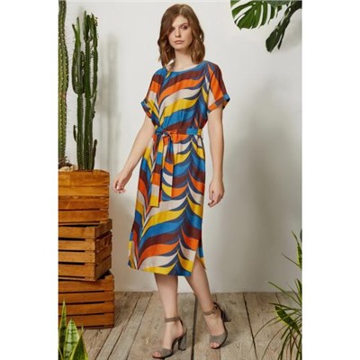 Платье Bazalini 3659 разноцветное