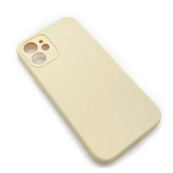 Чехол iPhone 12 Mini Silicone Case (Full Camera/No Logo) №20 Античный Белый