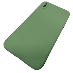 Чехол силиконовый iPhone XS Max Soft Touch зеленый*