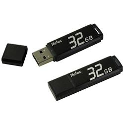 Флеш-накопитель USB 3.0 32GB Netac U351 чёрный