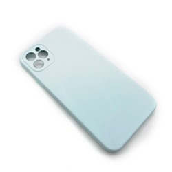 Чехол iPhone 11 Pro Max Silicone Case (Full Camera/No Logo) №26 Бриллиантово-Голубой