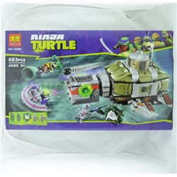 Конструктор Bela-Ninja Turtle 683детали(№10265)