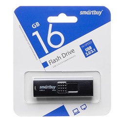 Флэш накопитель USB 16 Гб Smart Buy Fashion 3.0 (black) (212805)