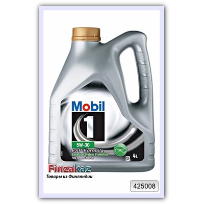Синтетическое моторное масло Mobil 1 ESP Formula 5W-30 4 л
