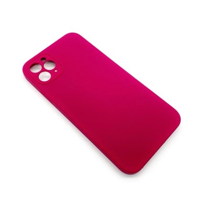 Чехол iPhone 11 Pro Silicone Case (Full Camera/No Logo) №05 Розово-Красный