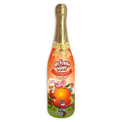 "Absolute Nature" Шампанское "Весёлый Круг" Красный Апельсин 750мл + Игрушка