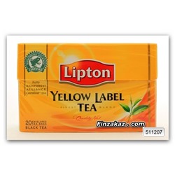 Чай Lipton Yellow Label 20 шт