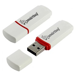 Флеш-накопитель USB 64GB Smart Buy Crown белый