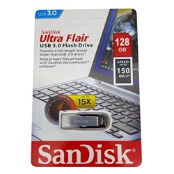 USB-флеш (USB 2.0) 128GB SanDisk металл