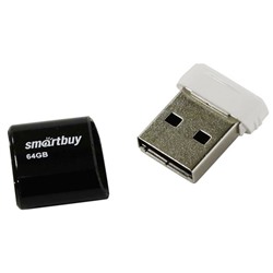 Флеш-накопитель USB 64GB Smart Buy Lara чёрный