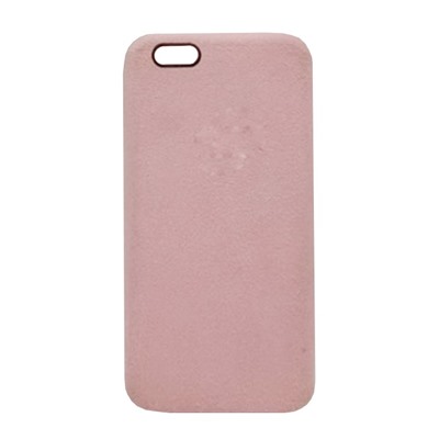 Чехол iPhone 6/6s Alcantara Case в упаковке Розовый