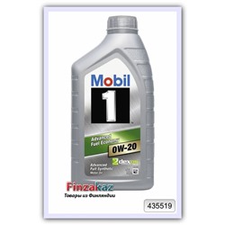 Синтетическое моторное масло Mobil 1 0W-20 1 л