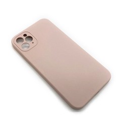 Чехол iPhone 11 Pro Max Silicone Case (Full Camera/No Logo) №04 Розовый Песок