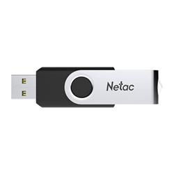 Флеш-накопитель USB 64GB Netac U505 чёрный/серебро