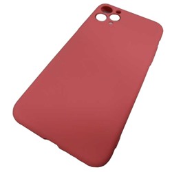 Чехол силиконовый iPhone 11 Pro Max Soft Touch бледно-малиновый*