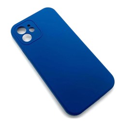 Чехол iPhone 12 Mini Silicone Case (Full Camera/No Logo) №27 Синий