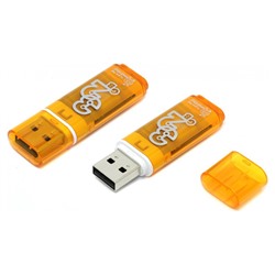 Флеш-накопитель USB 32GB Smart Buy Glossy оранжевый