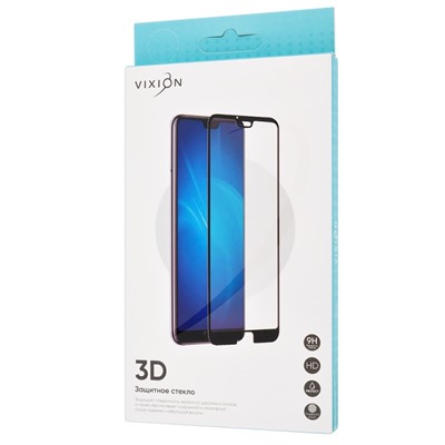 Защитное стекло 3D для Samsung M015F Galaxy M01 (черный) (VIXION)