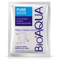 Маска для лица «Биоаква» анти-акне(0733)