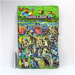 Minecraft2 (№SJ6006) фигурка блистер (фигурка+карточка)(20шт)(№140298)