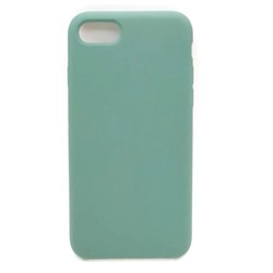 Чехол iPhone 7/8/SE (2020) Silicone Case №58 в упаковке Серо-Зеленый