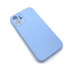 Чехол iPhone 12 Mini Silicone Case (Full Camera/No Logo) №11 Сиренево-Фиолетовый