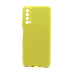 Чехол-накладка Silicone Case NEW ERA для Huawei P Smart 2021/Y7a желтый