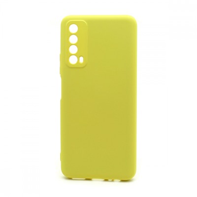 Чехол-накладка Silicone Case NEW ERA для Huawei P Smart 2021/Y7a желтый