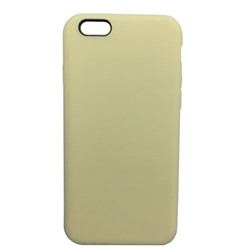 Чехол iPhone 6/6S Silicone Case №51 в упаковке Светло-Желтый