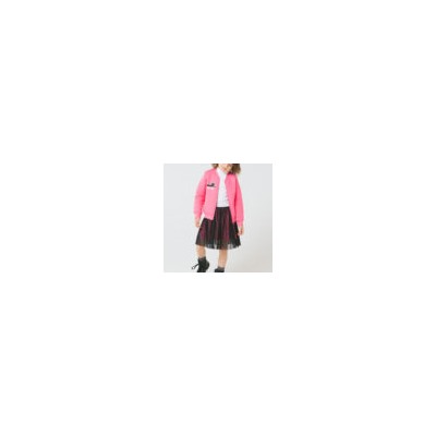 Юбка для девочки Crockid  (КР 7107/черный,ярко-розовый к215)
