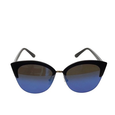 Стильные женские очки Moha лисички с сине-зеркальными линзами.