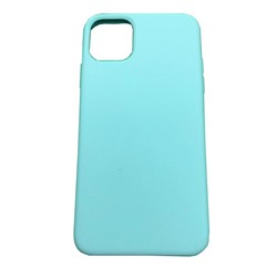 Чехол iPhone 11 Pro Max Silicone Case №21 в упаковке Голубой лед
