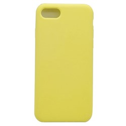 Чехол iPhone 7/8/SE (2020) Silicone Case №32 в упаковке Блестящий желтый