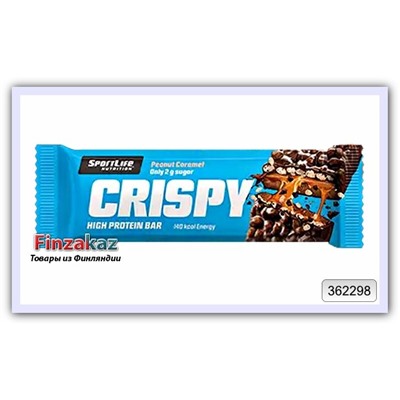 Протеиновый батончик Crispy орехово-карамельный SportLife Nutrition 40 г