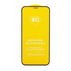 Защитное стекло Full Glass для Apple iPhone 12 Mini/5.4 черное (Full GC) тех. пак