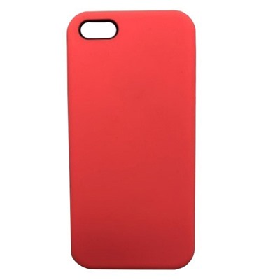 Чехол iPhone 5/5S/SE Silicone Case №29 в упаковке Красный персик