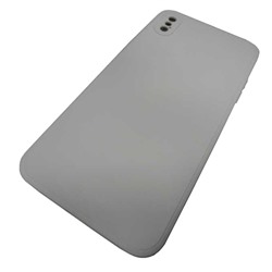 Чехол силиконовый iPhone XS Max Soft Touch бежевый*