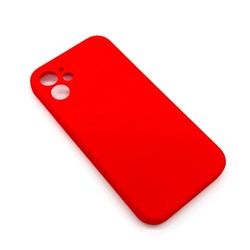 Чехол iPhone 12 Mini Silicone Case (Full Camera/No Logo) №12 Красный