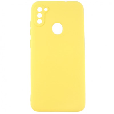 Чехол-накладка Silicone Case NEW ERA для Samsung Galaxy A11/M11 жёлтый