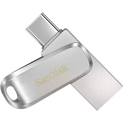 Флэш накопитель USB 64 Гб SanDisk Ultra Dual Drive Luxe USB 3.1 (silver) (213055)