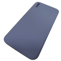 Чехол силиконовый iPhone XS Max Soft Touch серый*