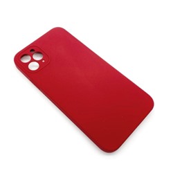 Чехол iPhone 11 Pro Max Silicone Case (Full Camera/No Logo) №19 Китайский Красный