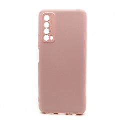 Чехол-накладка Silicone Case NEW ERA для Huawei P Smart 2021/Y7a светло розовый