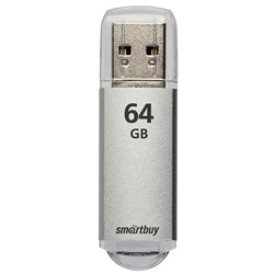 Флэш накопитель USB 64 Гб Smart Buy V-Cut (grey) (31910)