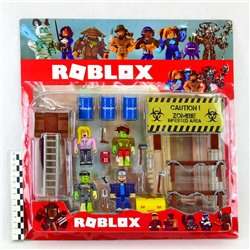 Roblox набор 4фигурки+вышка+аксессуары 7,5см (Роблокс)(№JL18901)