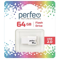 Perfeo USB 64GB M01 White